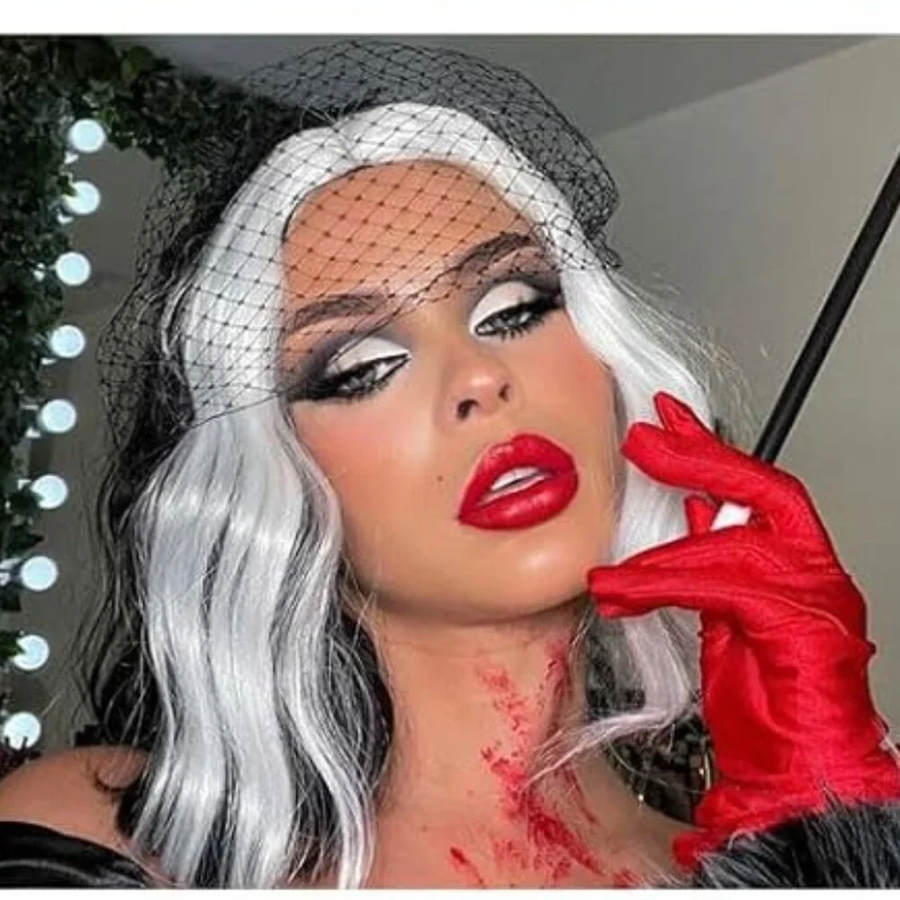 Black & White Hair Wig